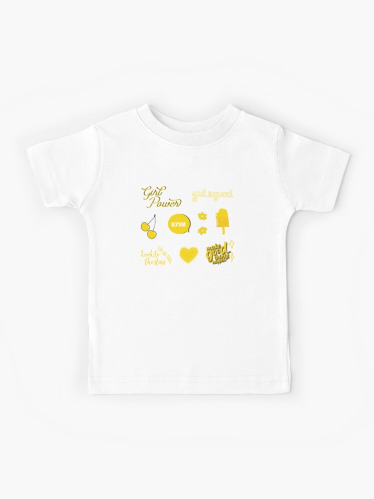 yellow girl power shirt