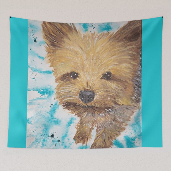 Item preview, Yorkie-Blue designed and sold by Austin Fabinski Art.