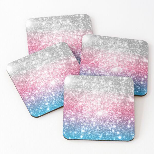 Item preview, Cotton Candy Colored Galaxy Sparkle Stars designed and sold by 2sweetsDesign.