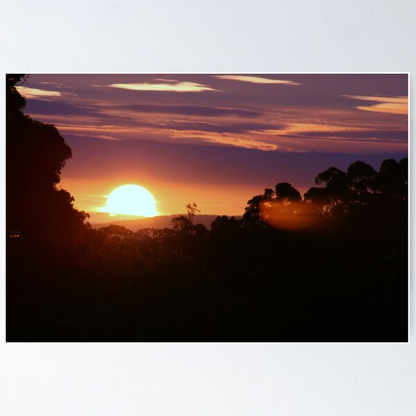 Item preview, Sunset over Traralgon designed and sold by Bruce Billing.