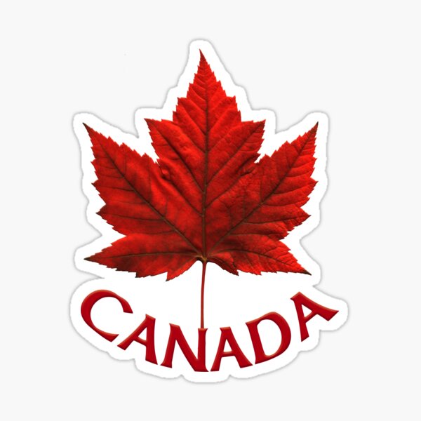 Canada Maple Leaf Souvenir Sticker