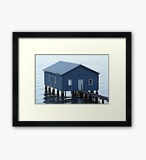 Crawley Boatshed Framed Print