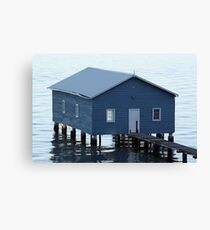 Crawley Boatshed Canvas Print