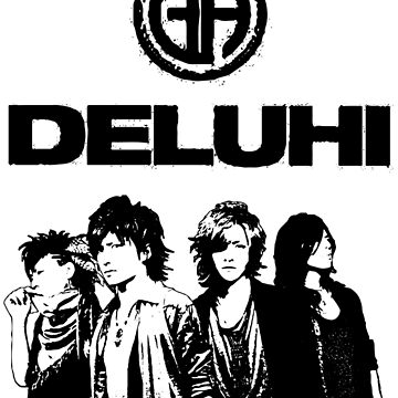 deluhi logo ステッカー