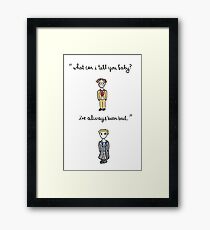 Fool For Love Spike Quote Framed Print