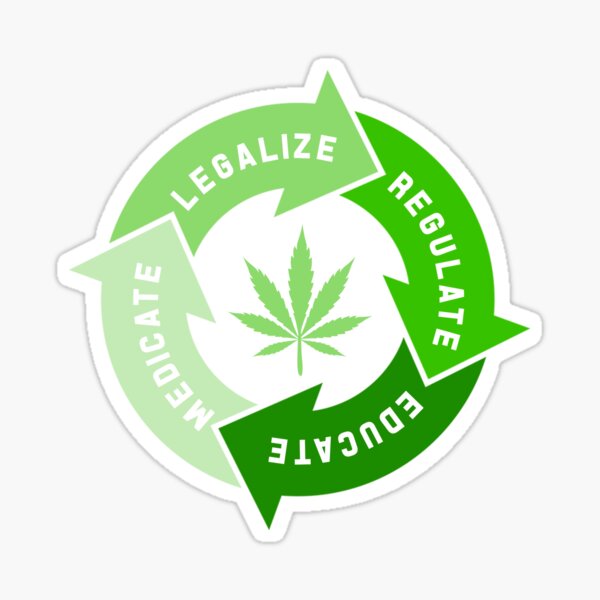 Item preview, Legalize Regulate Educate Medicate Marijuanna Legalization designed and sold by hadicazvysavaca.