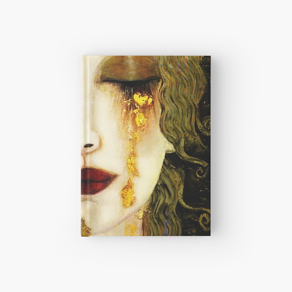 Gustav Klimt, Golden Tears, Freyas Hardcover Journal