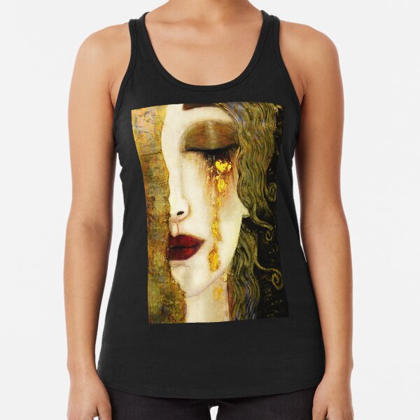 Golden Tears Freya’s Tears of Gold Anne Marie Zimmerman (School of Klimt) Racerback Tank Top