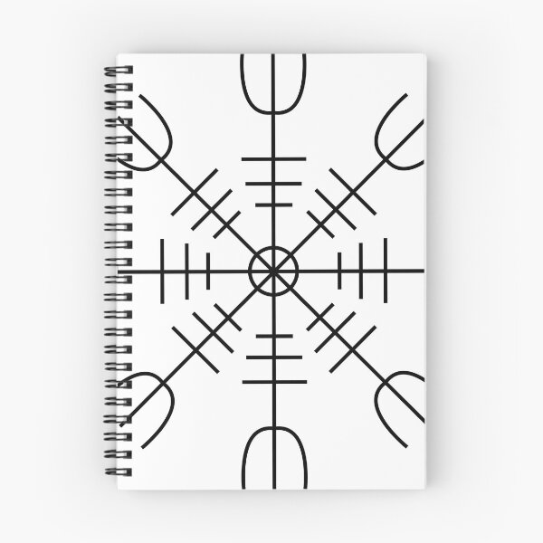 Item preview, Icelandic Norse Stave - Aegishjalmur "Helm of Awe" designed and sold by astrocomposer.