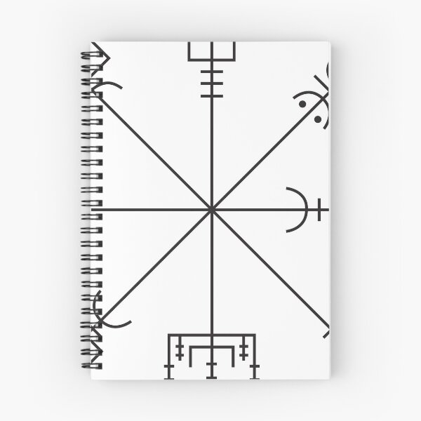 Artikelvorschau, Isländische nordische Daube - Vegvisir "Nordischer Kompass" Platz entworfen und verkauft von astrocomposer.