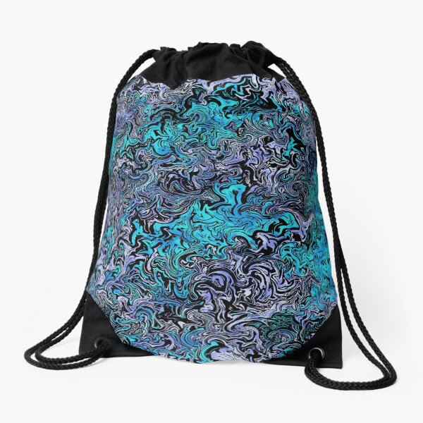 Abstract Whimsy Drawstring Bag