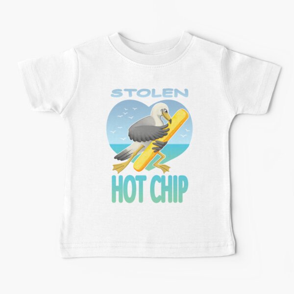 T-shirt bébé Non au gaz de chips