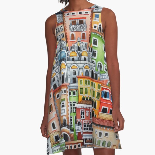 Venecia, Italia Vestido acampanado