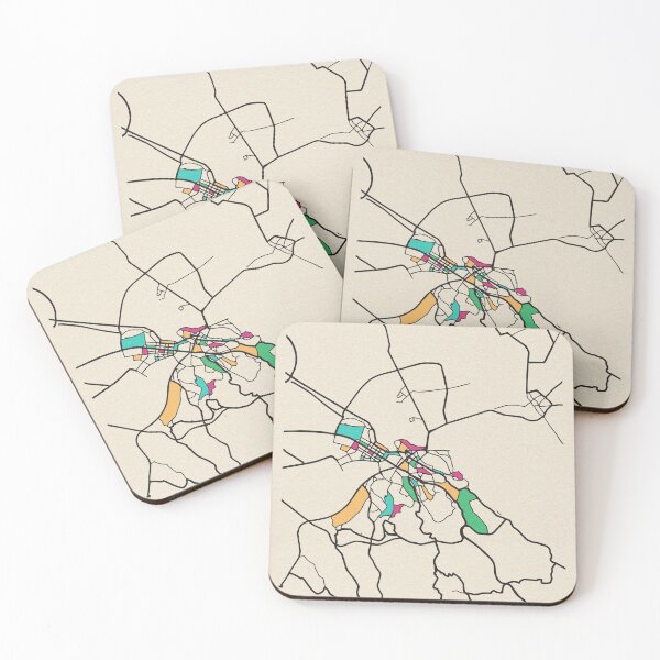 Item preview, Belgrade, Serbia Street Map designed and sold by A Deniz Akerman.