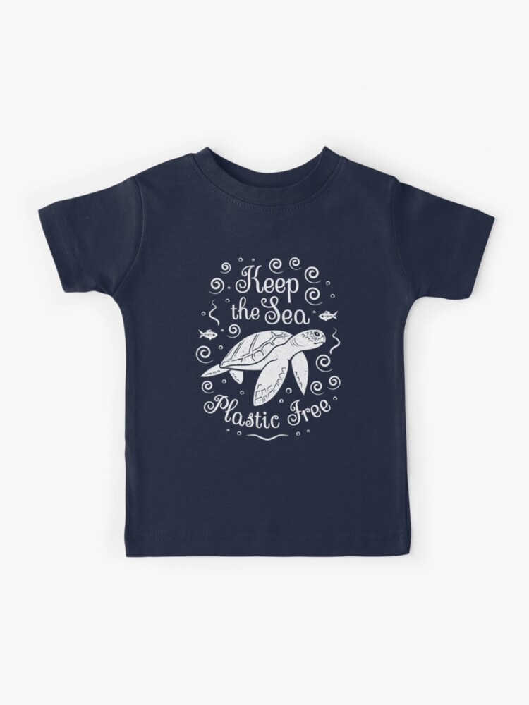 Save Our Ocean - Keep The Sea Plastic Free - Turtle | Kids T-Shirt