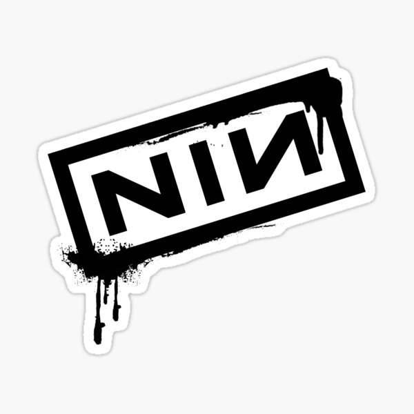 NINE INCH NAILS Red Logo New Sticker/Decal rock music metal band bumper car 