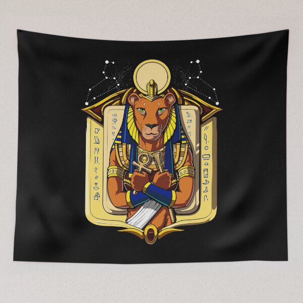 Item preview, Egyptian Goddess Sekhmet designed and sold by underheaven.