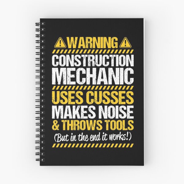 Item preview, Construction Mechanic Warning Gift Present designed and sold by Krautshirts.