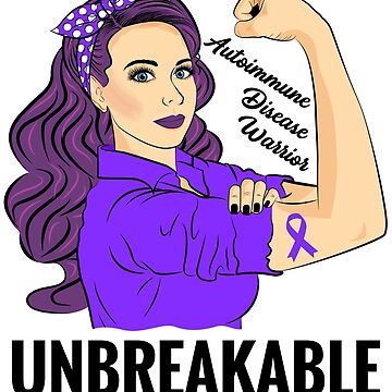 Ehlers Danlos Syndrome EDS Warrior Unbreakable Awareness Art Board Print  for Sale by ZNOVANNA