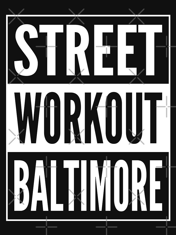 Street Workout Baltimore Urban Fitness Training Design by geeksta