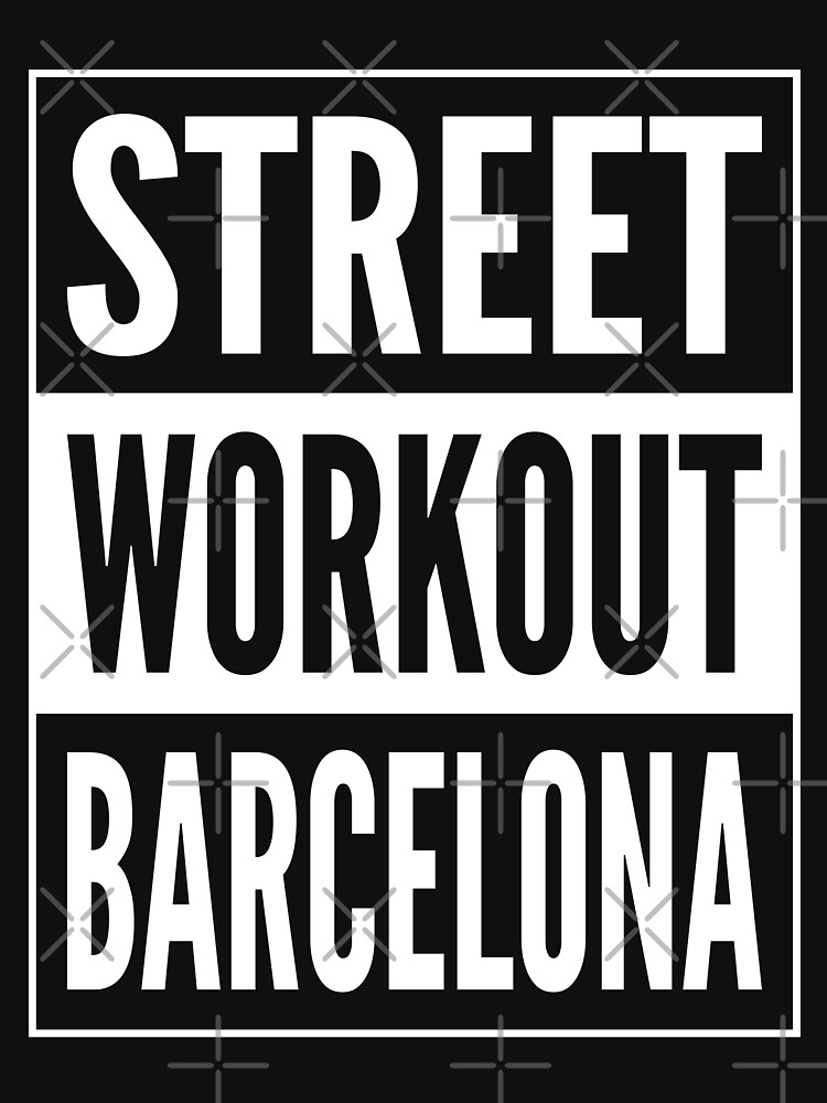 Street Workout Barcelona Urban Fitness Training Design by geeksta