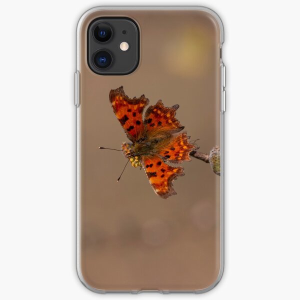 comma butterfly iPhone Soft Case