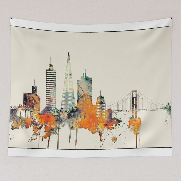 Item preview, San Francisco City Skyline designed and sold by DimDom.