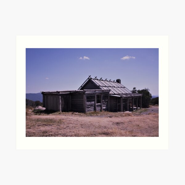 Craig's hut Mt Stirling Art Print