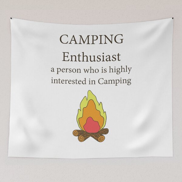 Item preview, Camping Enthusiast designed and sold by InspireGifts.