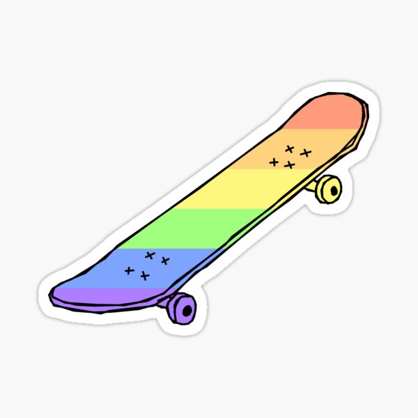 Item preview, Rainbow Skateboard designed and sold by Tom33342.