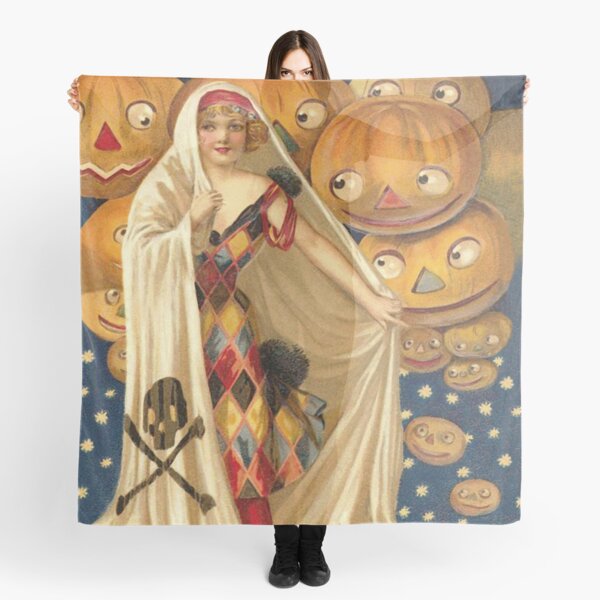 Halloween Vintage 3 (PUMPKIN PEEK) Scarf