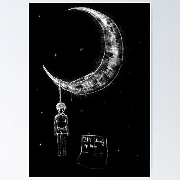 Item preview, The Man in the Moon designed and sold by weebssoftly.