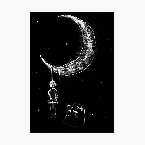 Item preview, El hombre en la luna designed and sold by weebssoftly.