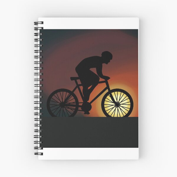 Item preview, biking / cycling sunset / sundown designed and sold by Mohja-Design.