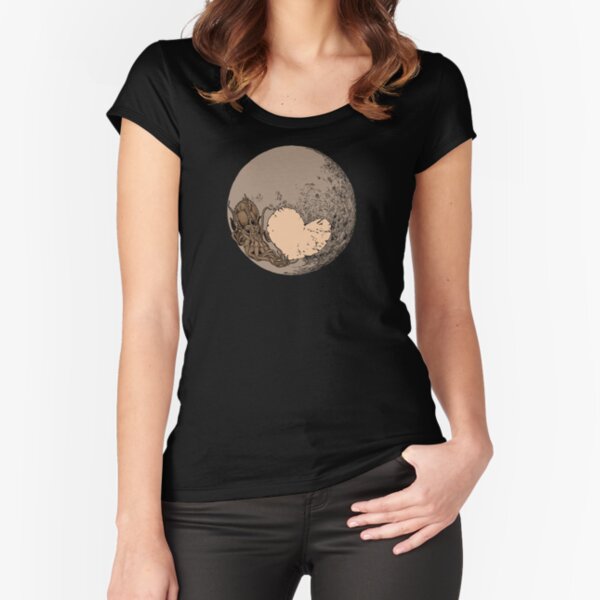 Pluto: With Love from Cthulu Fitted Scoop T-Shirt
