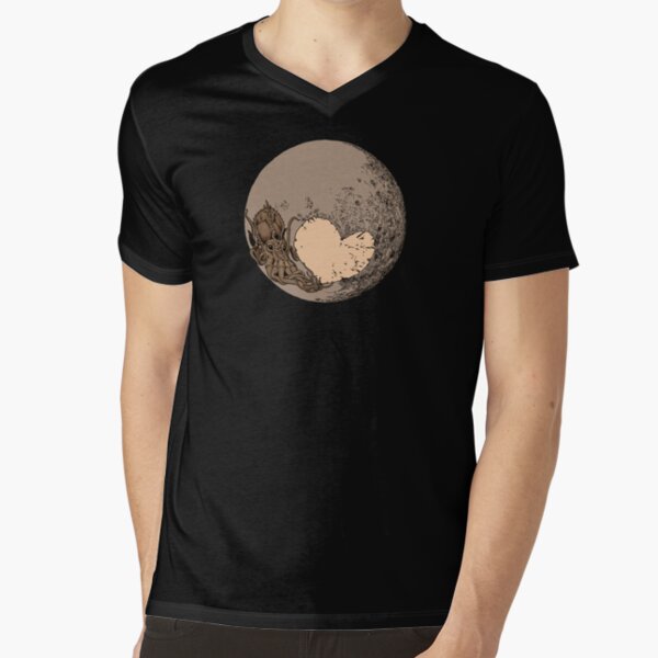 Pluto: With Love from Cthulu V-Neck T-Shirt