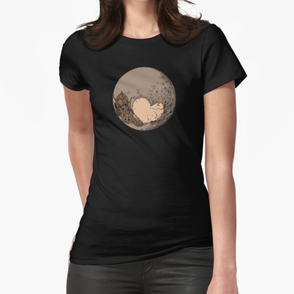 Pluto: With Love from Cthulu Fitted T-Shirt