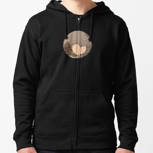 Pluto: With Love from Cthulu Zipped Hoodie