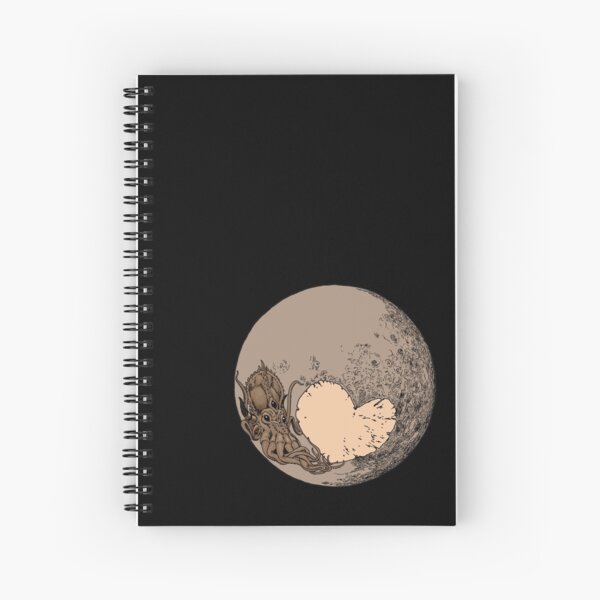 Pluto: With Love from Cthulu Spiral Notebook