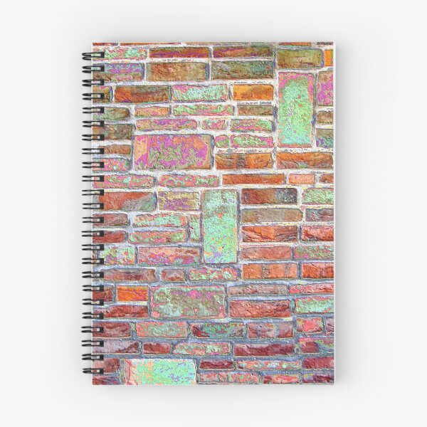 Item preview, Brick wall with colourfull enamel effect designed and sold by DahliaVivaldi.