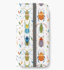 Bunte Käfer iPhone Flip-Case/Hülle/Skin