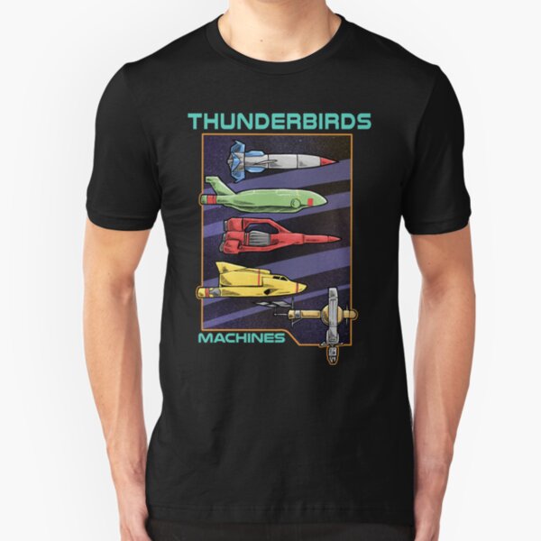 Thunderbirds Machines Slim Fit T-Shirt