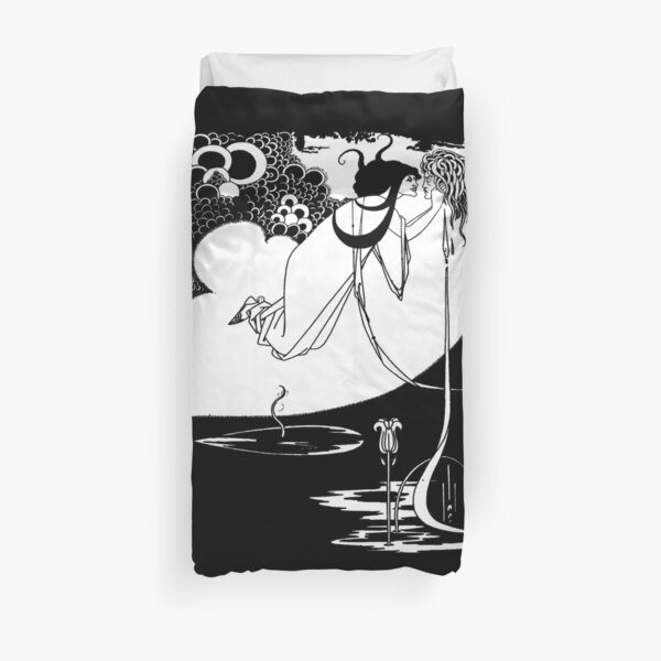 The Climax from the illustrations for Salomé, 1893–4 - Aubrey Beardsley Duvet Cover