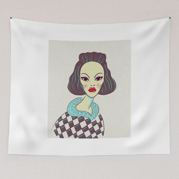 Item preview, Girl with long eyelashes designed and sold by Lacrimosa Ira.