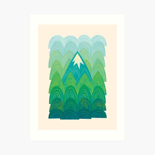 Towering Mountain Art Print