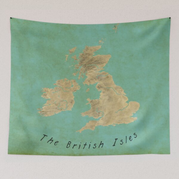 Item preview, Historical-styled Map of the British Isles designed and sold by Henrik Gulliksen Schüller.