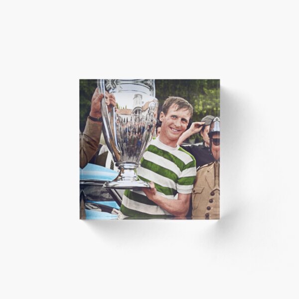 Billy McNeill in colour Acrylic Block
