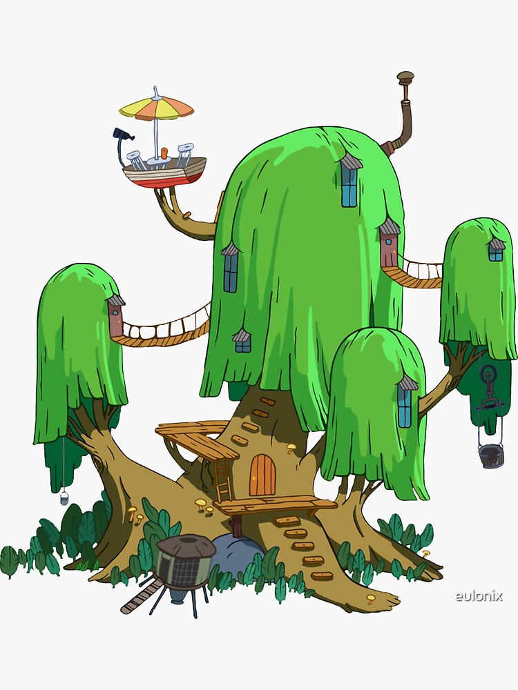 Adventure Time Tree House By Transparentstuff Adventu - vrogue.co