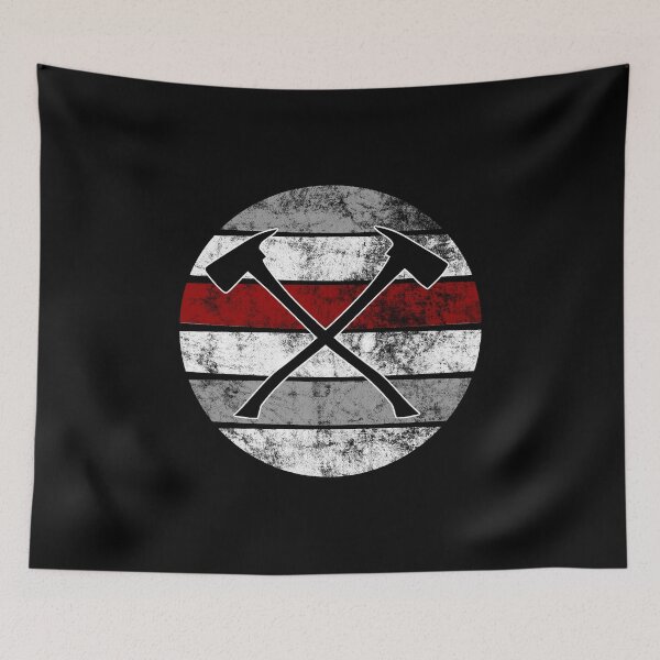 Item preview, Firefighter Thin red line designed and sold by titanosdesign.
