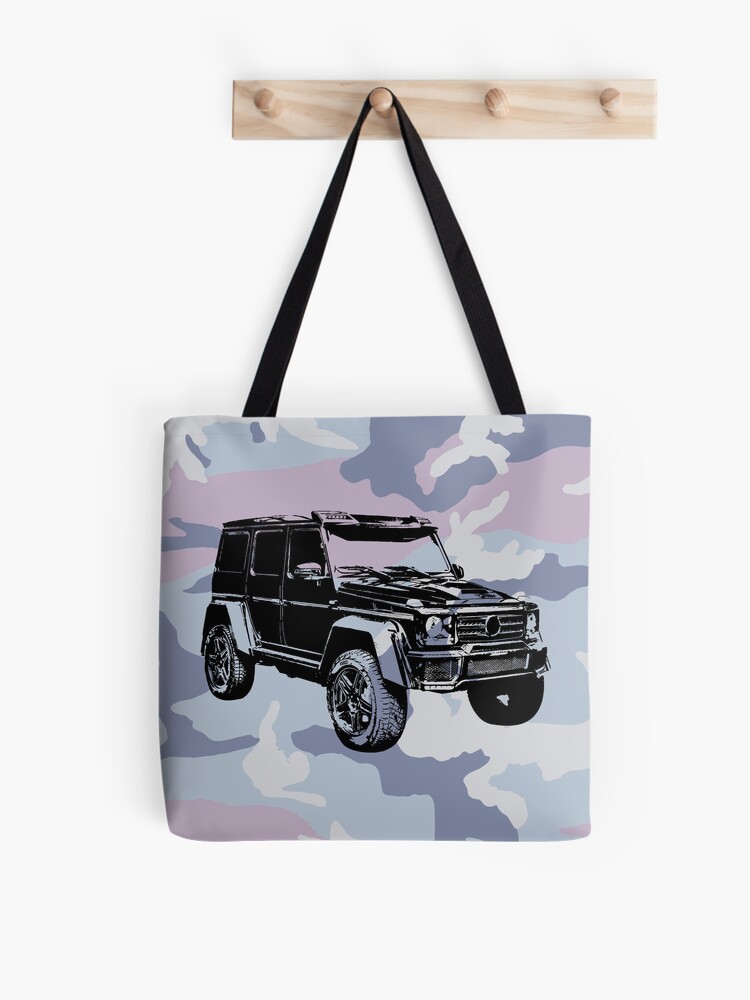 Mercedes G63 4x4 Squared CAMO Tote Bag for Sale by bluprnt